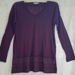 🎆Cloud Chaser Tunic with Lace Hem